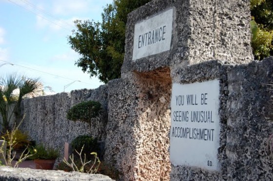 Coral Castle entrance