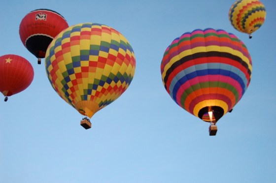balloons over New Mexico