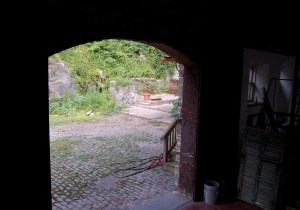Port Deposit Arch Door inside house