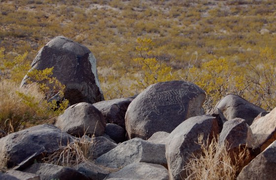 petroglyphs at marker number 7