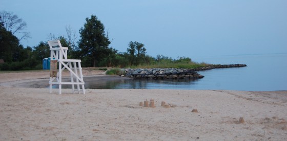 Rock Hall's little beach